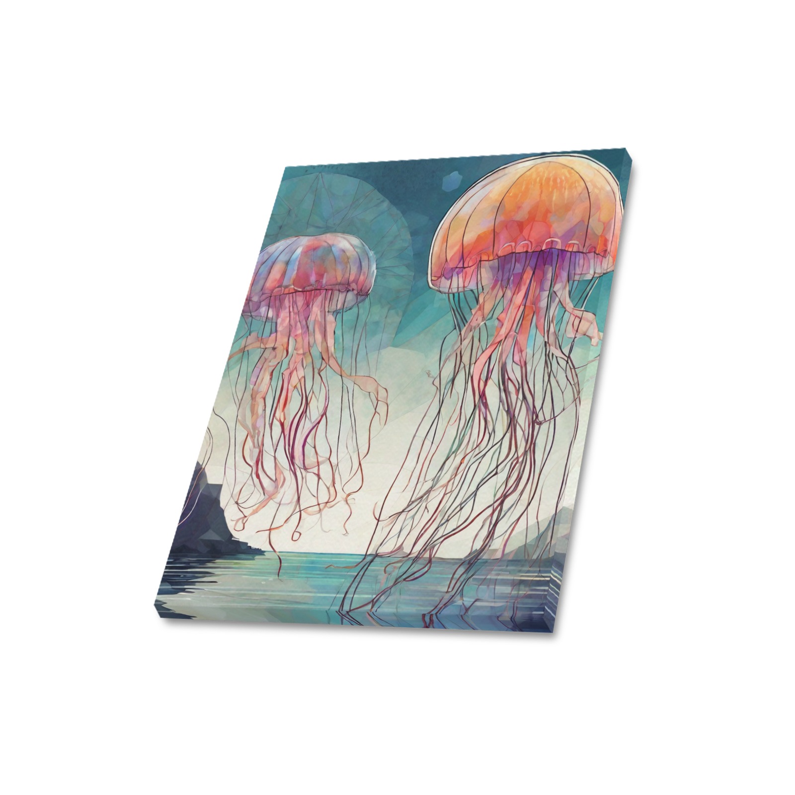 Jelly Fish Upgraded Canvas Print 16"x20"