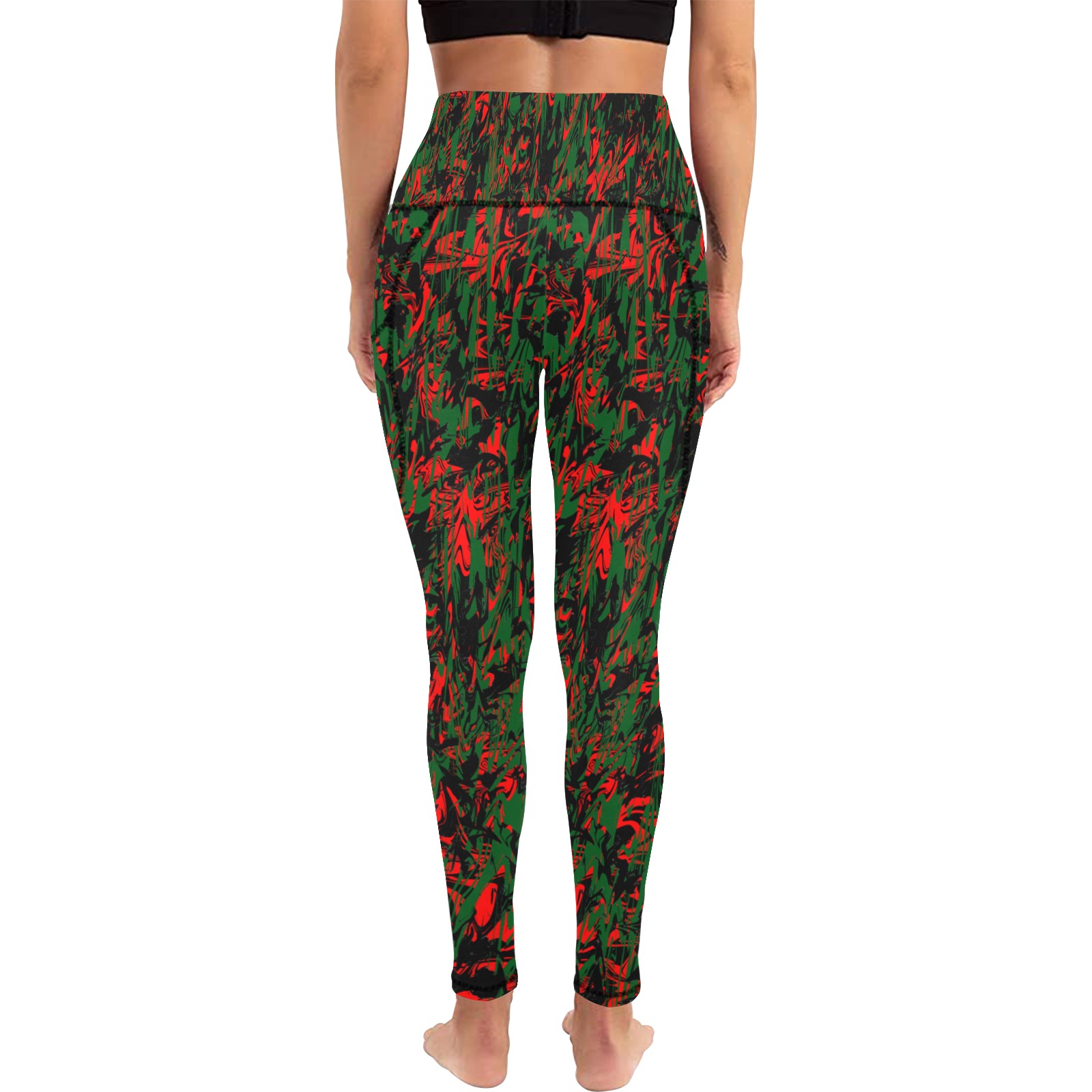 A5E659F6-0FE4-4DEE-A2B8-E6EE20B88075 Women's All Over Print Leggings with Pockets (Model L56)