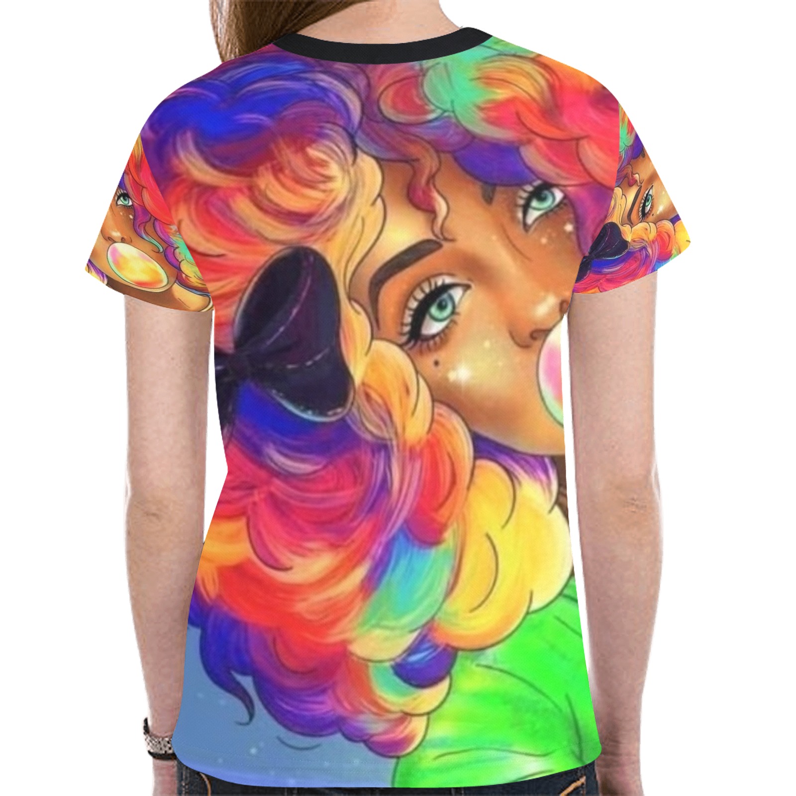 bubblegumgirl shirt New All Over Print T-shirt for Women (Model T45)