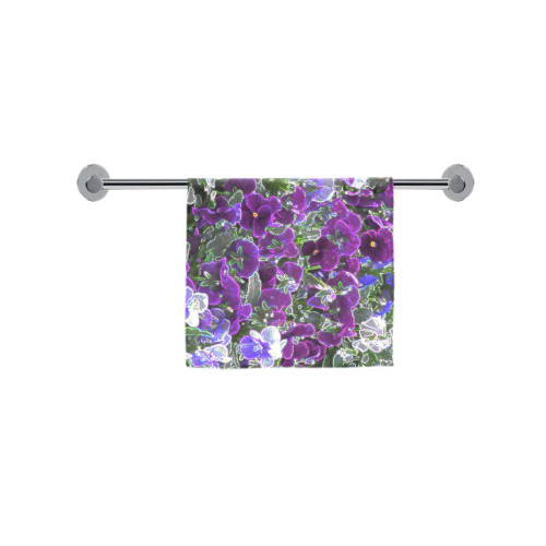 Field Of Purple Flowers 8420 Custom Towel 16"x28"