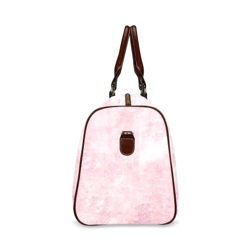 Pink Paris Weekender Bag Waterproof Travel Bag/Large (Model 1639)