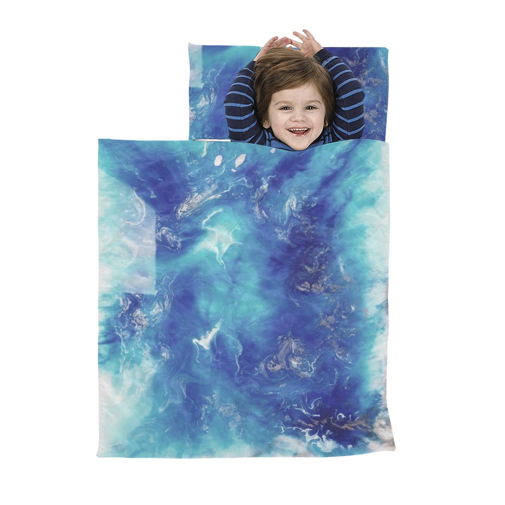 Encre Bleu Photo Kids' Sleeping Bag