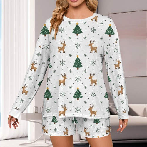Christmas Tree Reindeer Pattern
