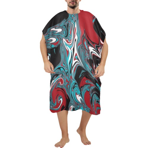 Dark Wave of Colors Beach Changing Robe (Large Size)