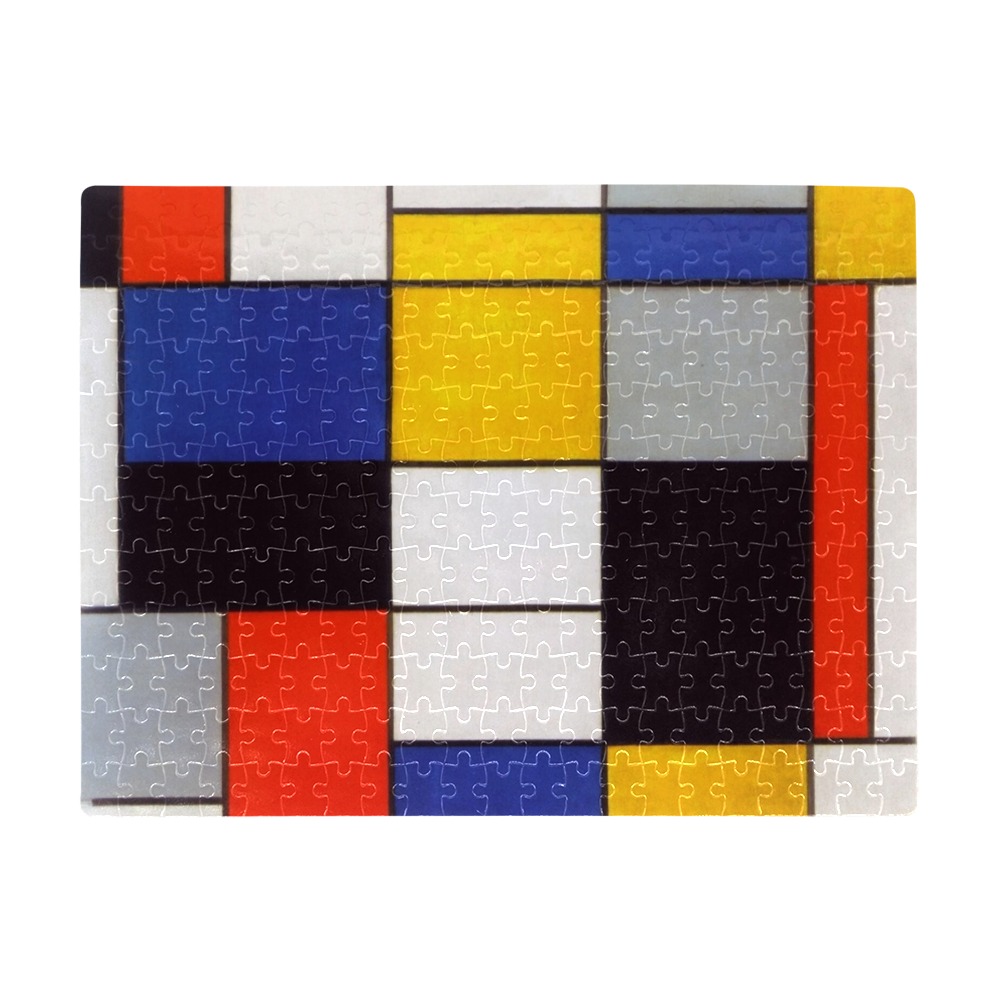 Composition A by Piet Mondrian A3 Size Jigsaw Puzzle (Set of 252 Pieces)