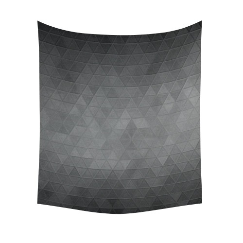 mosaic triangle 15 Cotton Linen Wall Tapestry 51"x 60"