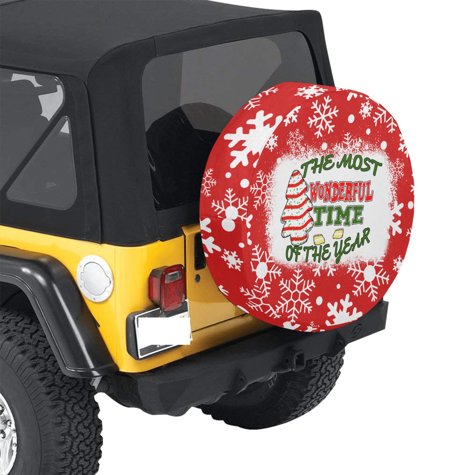 Most wonderful time of the year 32 32 Inch Spare Tire Cover