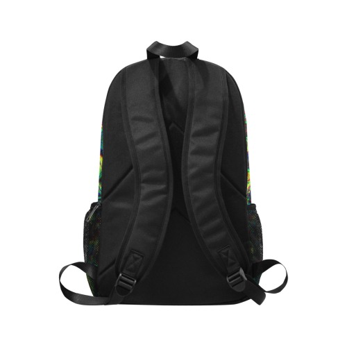 Zombie 4 Fabric Backpack with Side Mesh Pockets (Model 1659)