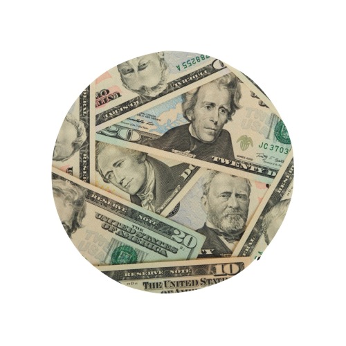 US PAPER CURRENCY Round Seat Cushion