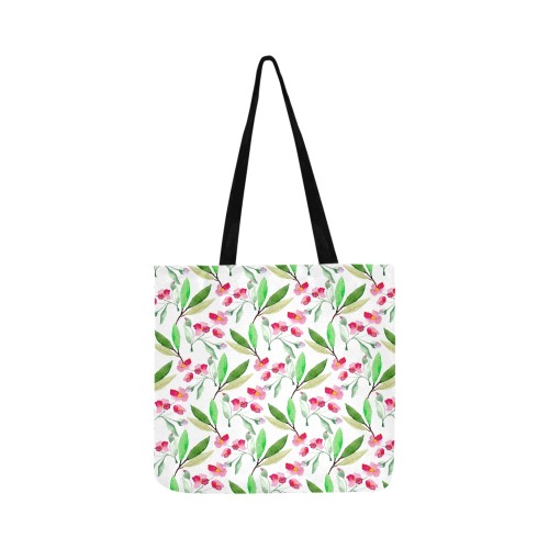 Watercolor pink floral pattern Reusable Shopping Bag Model 1660 (Two sides)