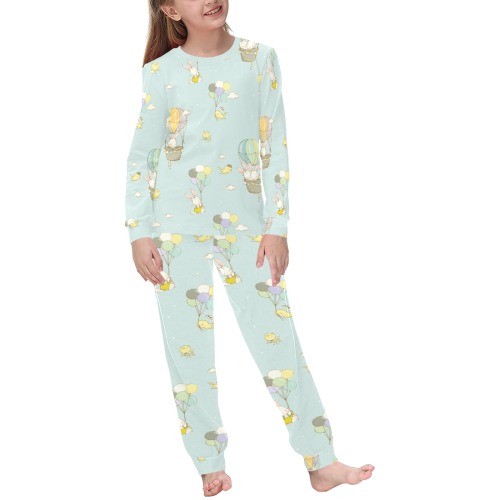 Flying Bunnies Kids' All Over Print Pajama Set