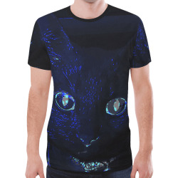 Cat New All Over Print T-shirt for Men (Model T45)