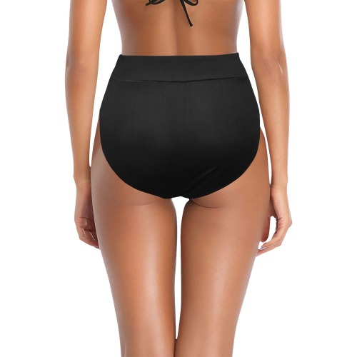 Black High-Waisted Bikini Bottom (Model S21)