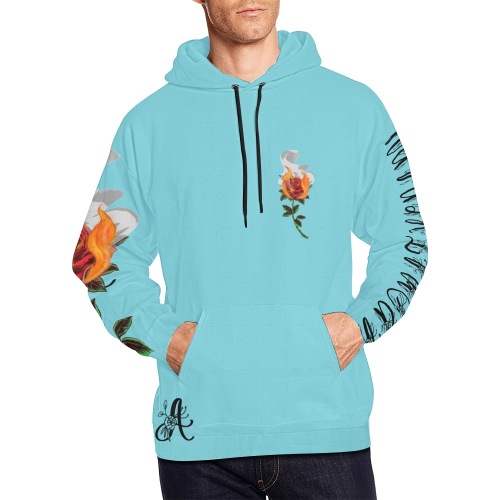 Aromatherapy Apparel Arose Hoodie All Over Print Hoodie for Men (USA Size) (Model H13)