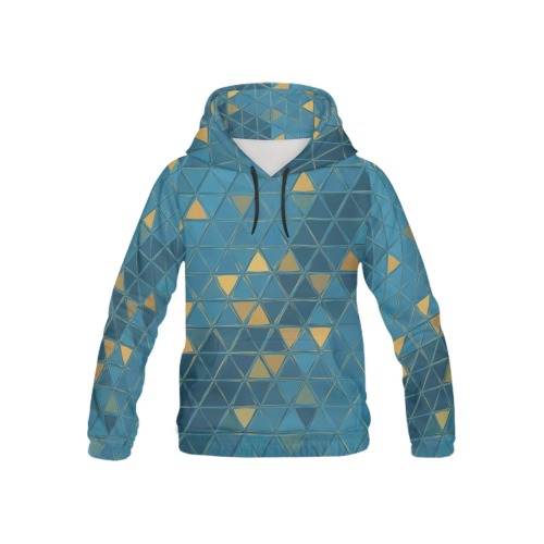 mosaic triangle 6 All Over Print Hoodie for Kid (USA Size) (Model H13)