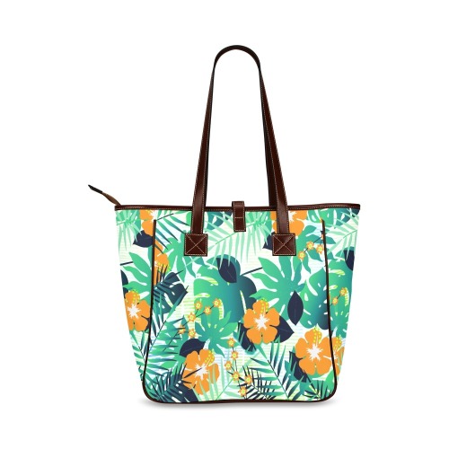 GROOVY FUNK THING FLORAL Classic Tote Bag (Model 1644)