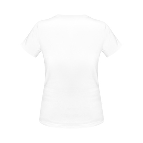 Ski Beaver Creek, Colorado - Woman Skier, On White Women's T-Shirt in USA Size (Front Printing Only)