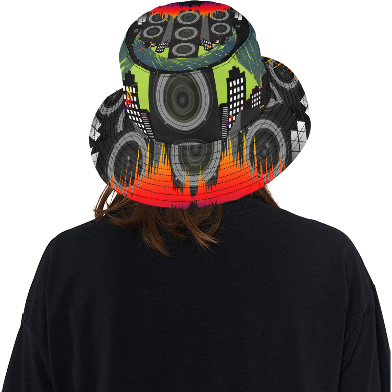 Speaker Blast Unisex Summer Bucket Hat