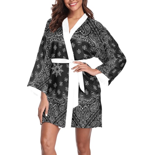 Bandanna Pattern Black White
