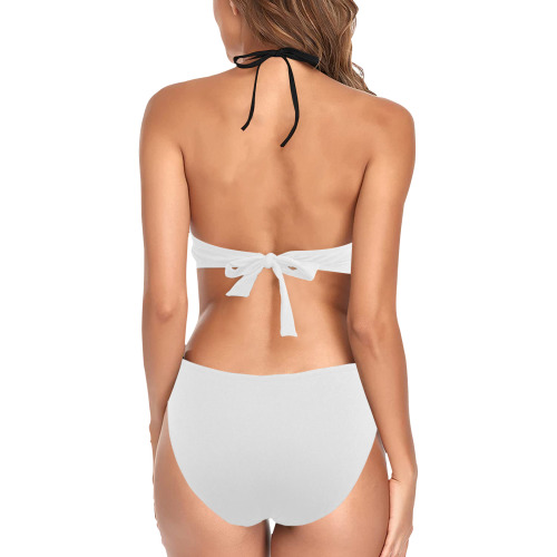 WHITE Women's Fringe Swimsuit (Model S32)