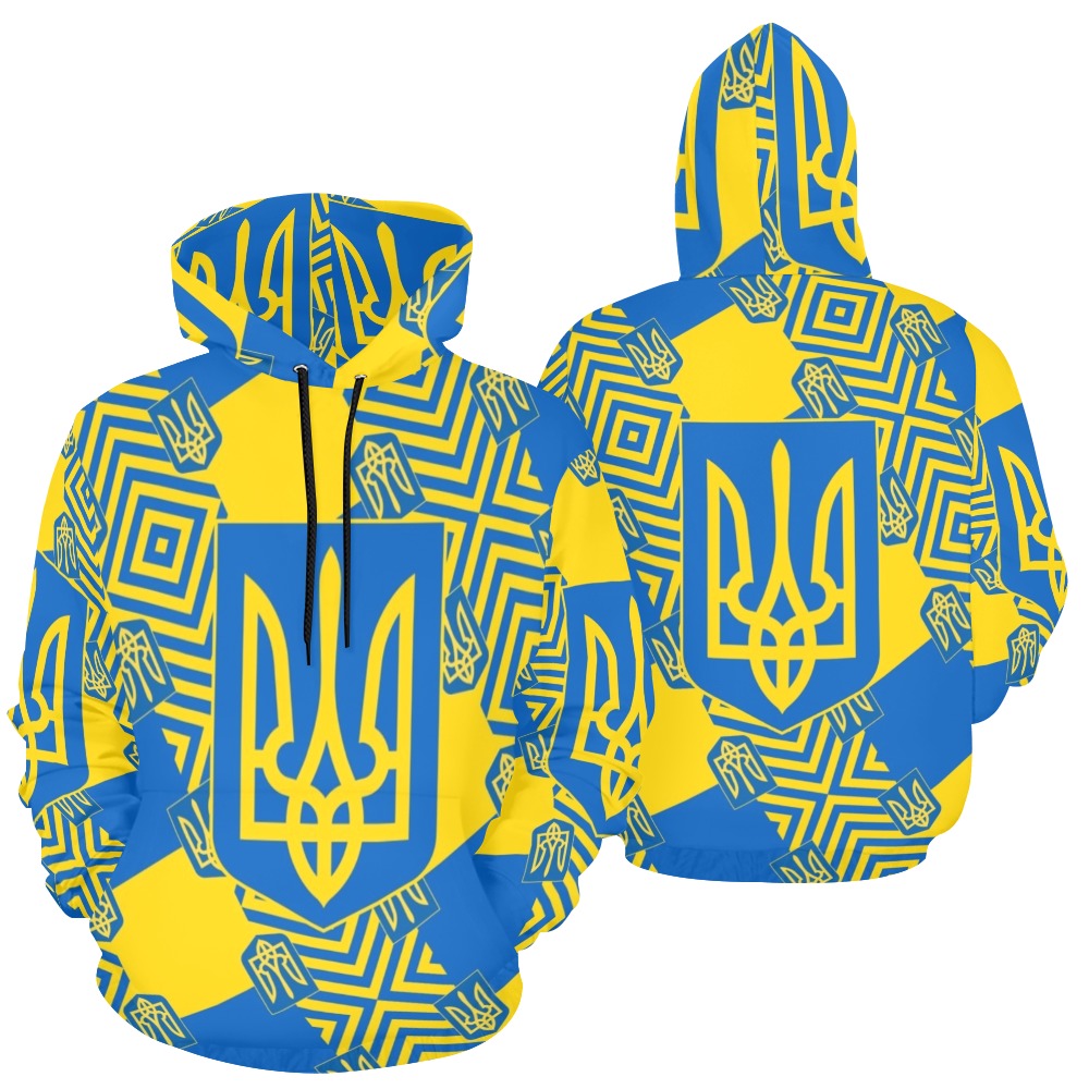 UKRAINE 2 All Over Print Hoodie for Men (USA Size) (Model H13)