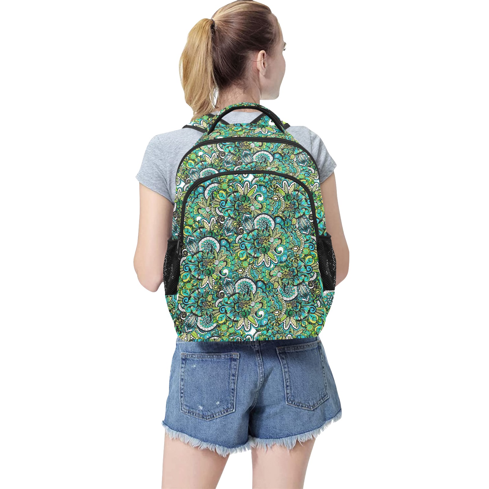 Tropical Illusion Multifunctional Backpack (Model 1731)