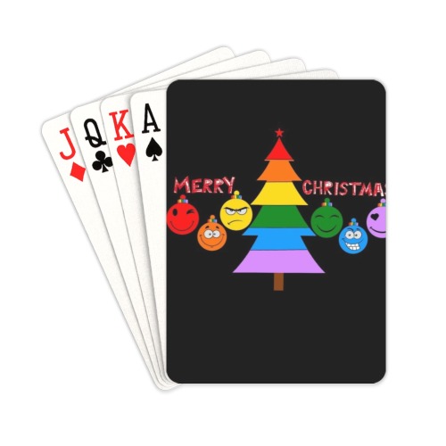 Merry Gay Christmas by Nico Bielow Playing Cards 2.5"x3.5"