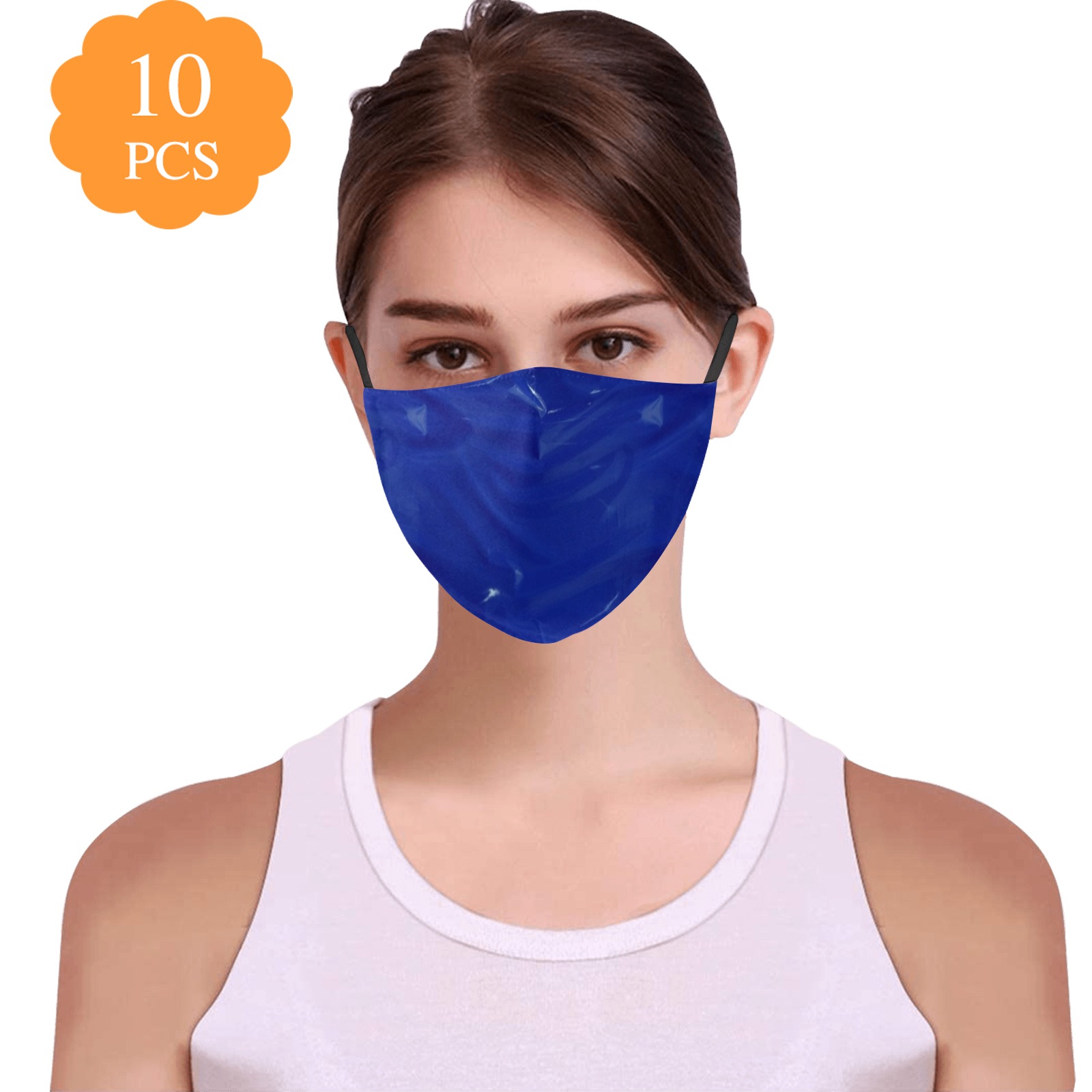 Blue Wet Look by Artdream 3D Mouth Mask with Drawstring (Pack of 10 & 20 Filters Included) (Model M04)