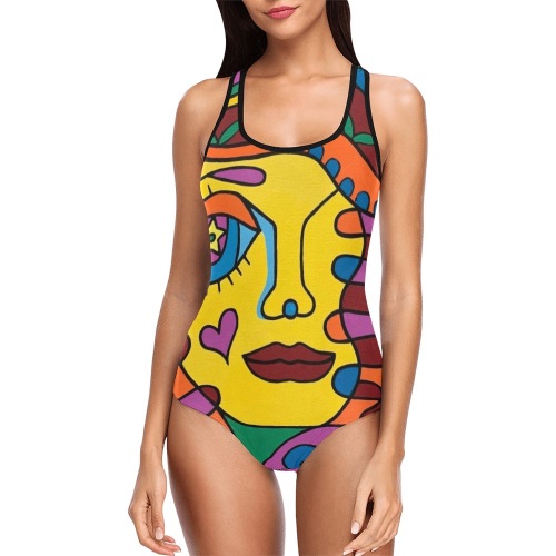 Alicia Vest One Piece Swimsuit (Model S04)