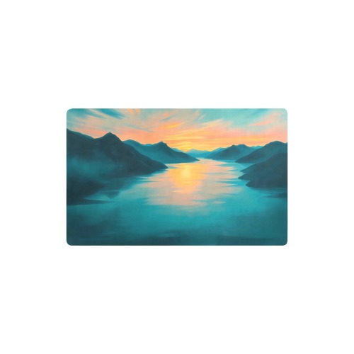 Serene Lake at Sunset