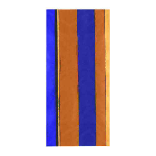 Abstract Blue And Orange 930 Beach Towel 32"x 71"