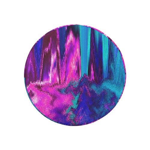 Melted Glitch (Pink & Teal) 30 Inch Spare Tire Cover