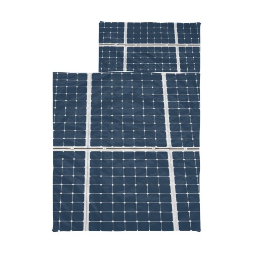 Solar Technology Power Panel Image Cell Energy Kids' Sleeping Bag
