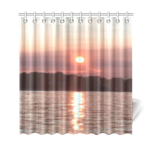 Glazed Sunset Collection Shower Curtain 69"x72"