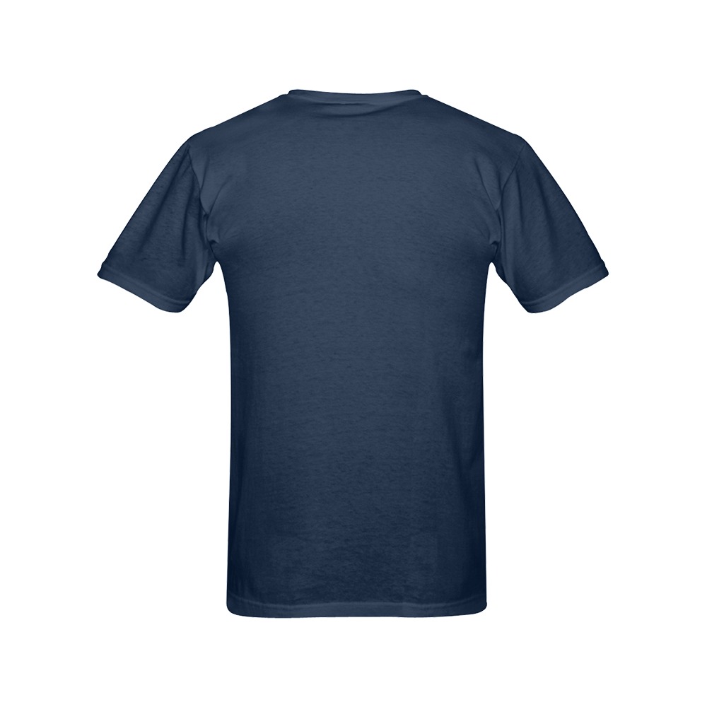 Lets Create Dark Blue Men's T-Shirt in USA Size (Front Printing Only)