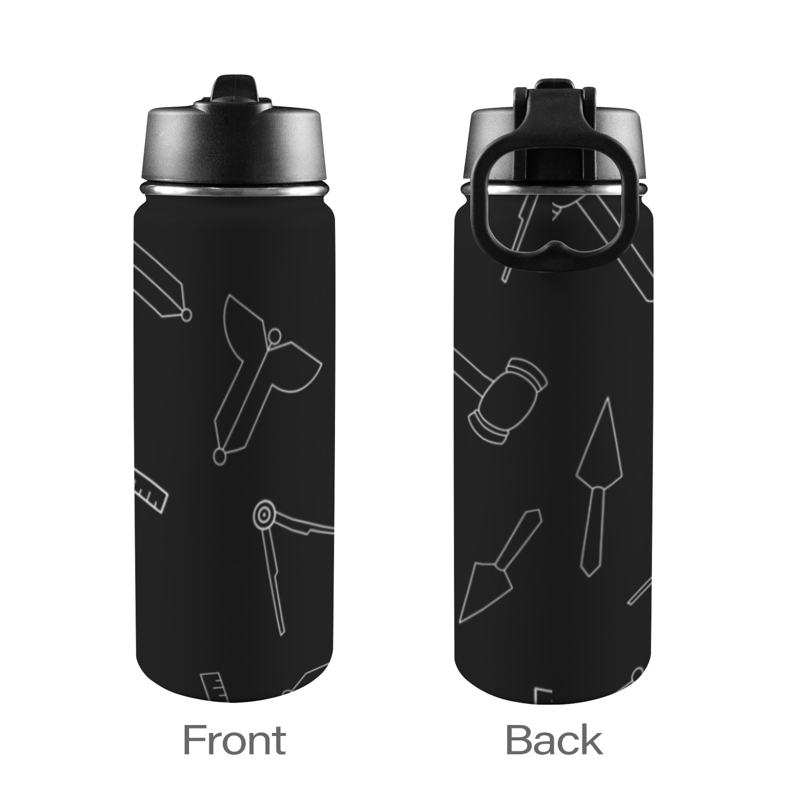 MT Tumbler Insulated Water Bottle with Straw Lid (18oz)