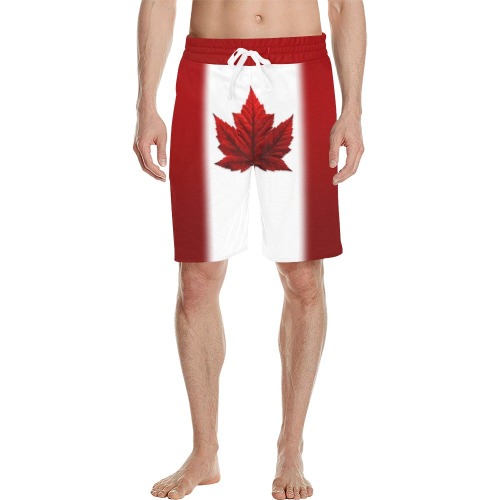 Canada Flag Shorts Men's All Over Print Casual Shorts (Model L23)