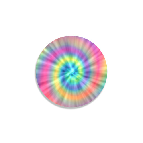 Tye Dye Rainbow Round Coaster