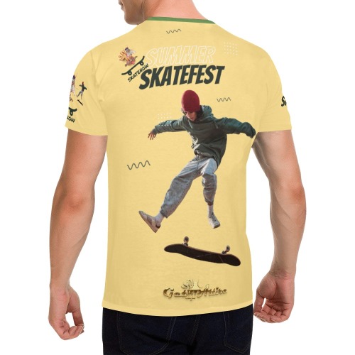 Skateboarding Collectable Fly All Over Print T-Shirt for Men (USA Size) (Model T40)