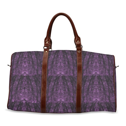 dark purple roses Waterproof Travel Bag/Large (Model 1639)