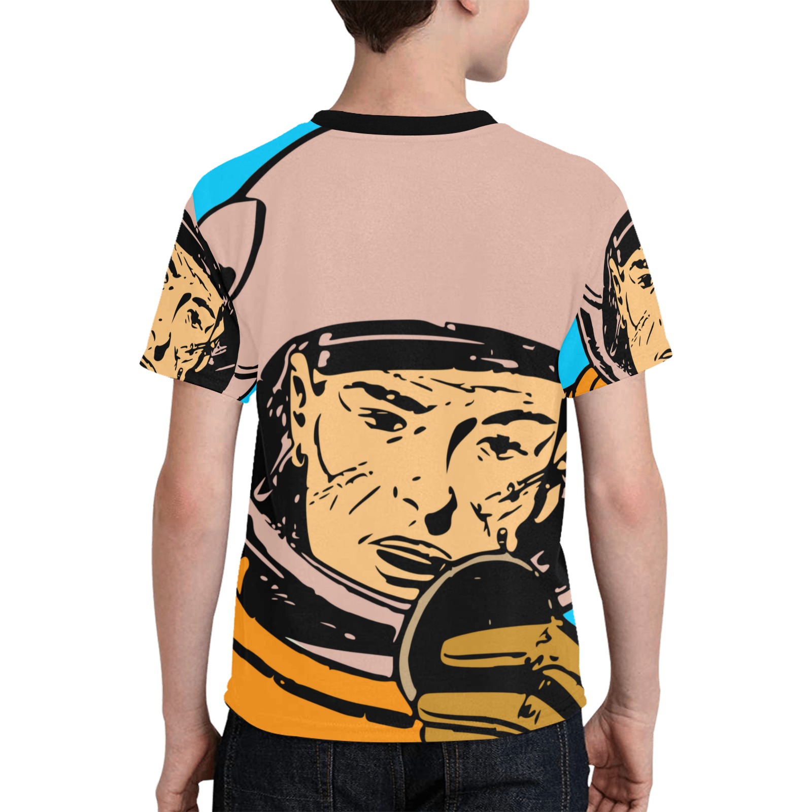 astronaut Kids' All Over Print T-shirt (Model T65)