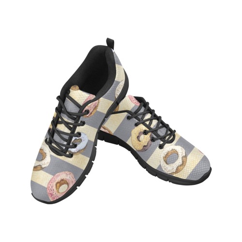 Donut Men's Breathable Running Shoes (Model 055)