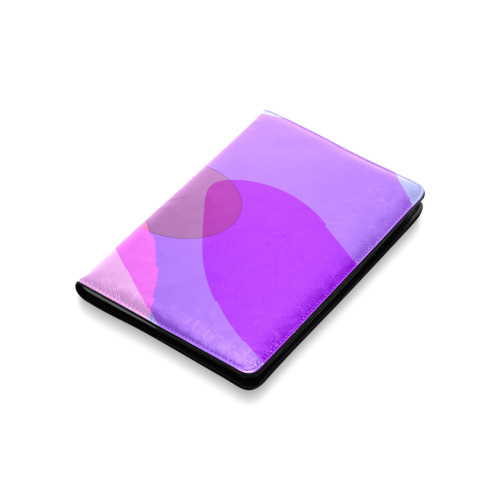 Purple Retro Groovy Abstract 409 Custom NoteBook A5