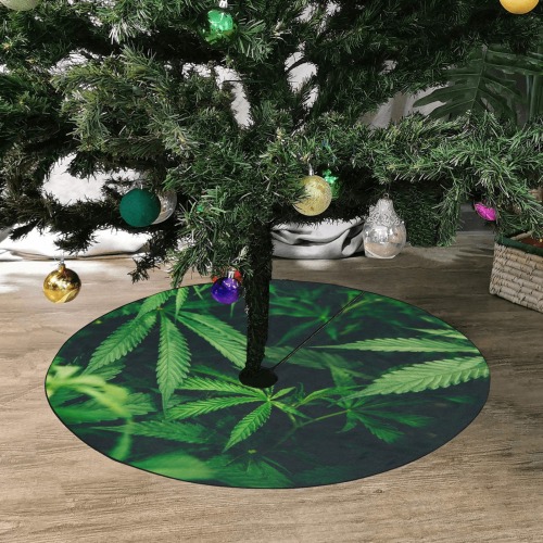 Christmas cheer Thick Christmas Tree Skirt 36" x 36"