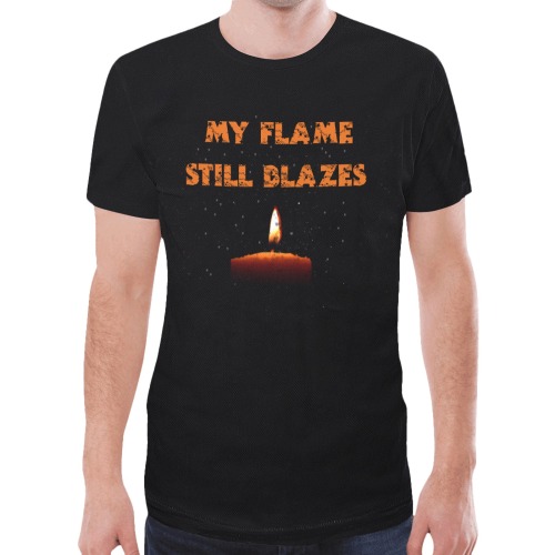 MY FIRE STILL BLAZES New All Over Print T-shirt for Men (Model T45)