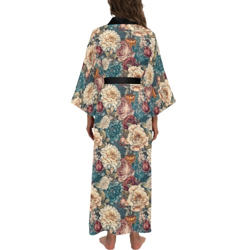 VINTAGE 02 Long Kimono Robe