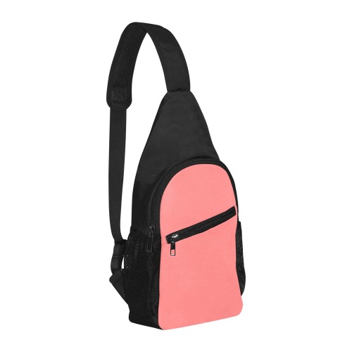 color light red Chest Bag-Front Printing (Model 1719)