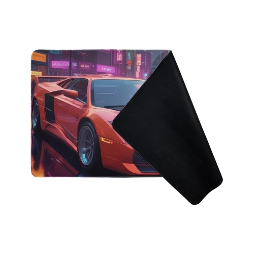 Supercar concept car in Tokyo Gaming Mousepad 24"x16"