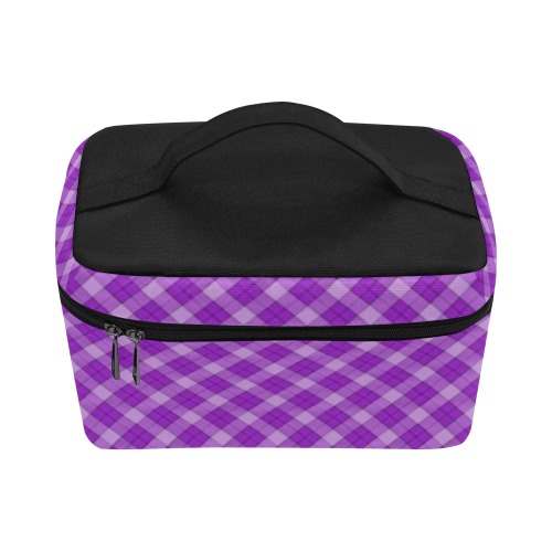 Purple Plaid Tartan 3 Diagonal