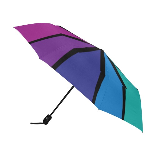 Wheel of Colour Anti-UV Auto-Foldable Umbrella (U09)